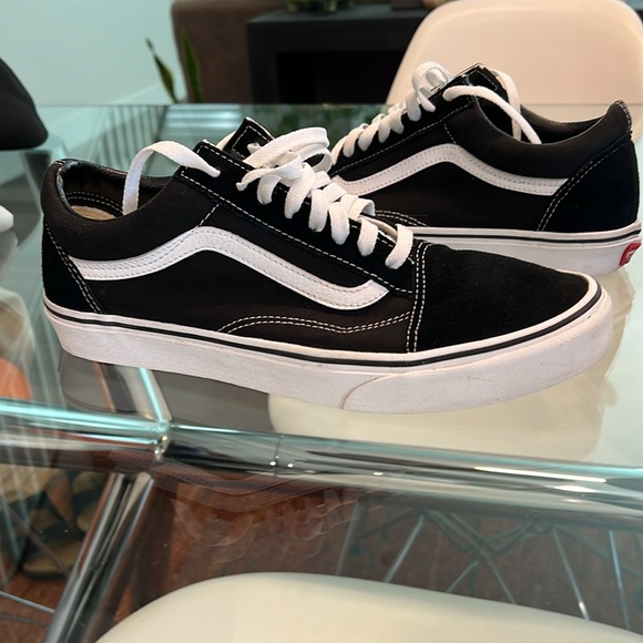 Vans Old Skool Suede Canvas Black / White M9.5 W11 - Picture 6 of 7